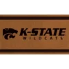 Evergreen Kansas State University Logo Turf Mat, Brown- 28 X 16 Inches Indoor Outdoor Doormat