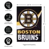 Evergreen Flag, DS New Burlap, Garden, Boston Bruins
