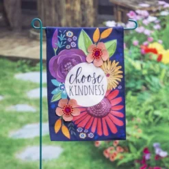 Evergreen Choose Kindness Garden Burlap Flag 12.5 X 18 Inches Indoor Outdoor Decor