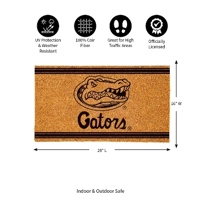 Evergreen University Of Florida Logo Turf Mat, Brown- 28 X 16 Inches Indoor Outdoor Doormat 2 Evergreen University Of Florida Logo Turf Mat, Brown- 28 X 16 Inches Indoor Outdoor Doormat - Image 2