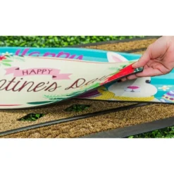 Evergreen Easter Bunny Sassafras Indoor Outdoor Switch Doormat 1'10"x10" Blue 12 Evergreen Easter Bunny Sassafras Indoor Outdoor Switch Doormat 1'10"x10" Blue -Optimal Home Decoration GUEST b0ef7123 ec73 4473 97f4 c30e38199a94