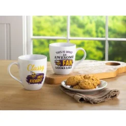 Evergreen Minnesota Vikings, Ceramic Cup O'Java 17oz Gift Set -Optimal Home Decoration GUEST b1867254 cad5 4bda b541 51682d253f87