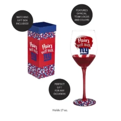 Evergreen New York Giants, 17oz Boxed Stemware -Optimal Home Decoration GUEST b4073be6 5b96 413e a6fd be23b1b2f059
