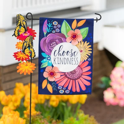 Evergreen Choose Kindness Garden Burlap Flag 12.5 X 18 Inches Indoor Outdoor Decor 3 Evergreen Choose Kindness Garden Burlap Flag 12.5 X 18 Inches Indoor Outdoor Decor - Image 3