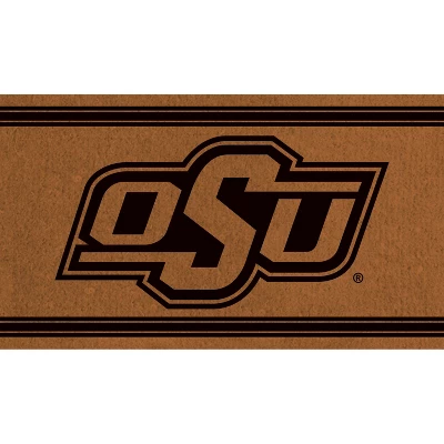 Evergreen Oklahoma State University Logo Turf Mat, Brown- 28 X 16 Inches Indoor Outdoor Doormat 1 Evergreen Oklahoma State University Logo Turf Mat, Brown- 28 X 16 Inches Indoor Outdoor Doormat