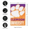 Evergreen Flag, DS New Burlap, Garden, Clemson University