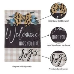 Evergreen Dogs And Checks Garden Burlap Flag 12.5 X 18 Inches Indoor Outdoor Decor 7 Evergreen Dogs And Checks Garden Burlap Flag 12.5 X 18 Inches Indoor Outdoor Decor -Optimal Home Decoration GUEST b5e2d511 0a0e 4749 a914 d819a38a48ef