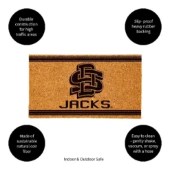 Evergreen South Dakota State University Logo Turf Mat, Brown- 28 X 16 Inches Indoor Outdoor Doormat -Optimal Home Decoration GUEST b7bbcbbb f87c 4858 b72e 60f4b75dd573