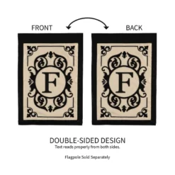 Evergreen Flag Cambridge Chic Letter F Monogram Applique Garden Flag - 12.5" Wide X 18" High 6 Evergreen Flag Cambridge Chic Letter F Monogram Applique Garden Flag - 12.5" Wide X 18" High -Optimal Home Decoration GUEST b95fb97d 3a75 4b55 9ea4 6ab7404ca8ea