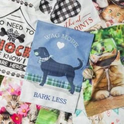 Evergreen Wag More, Bark Less Garden Burlap Flag 12.5 X 18 Inches Indoor Outdoor Decor 9 Evergreen Wag More, Bark Less Garden Burlap Flag 12.5 X 18 Inches Indoor Outdoor Decor -Optimal Home Decoration GUEST c1125c3c 7ebf 48f9 8165 1b8956958de0