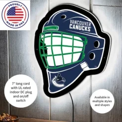 Evergreen Ultra-Thin Edgelight LED Wall Decor, Helmet, Vancouver Canucks- 15.6 X 19 Inches Made In USA -Optimal Home Decoration GUEST c1ccc7ed e144 4ef9 a1e9 f938d008283e