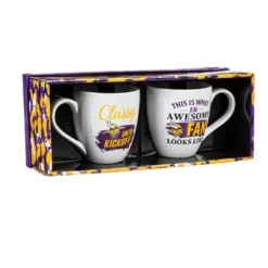 Evergreen Minnesota Vikings, Ceramic Cup O'Java 17oz Gift Set