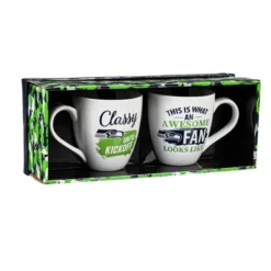 Evergreen Seattle Seahawks, Ceramic Cup O'Java 17oz Gift Set