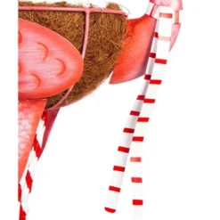 Evergreen 39"H Metal Winter Flamingo Planter W/Santa Hat -Optimal Home Decoration GUEST c20ca795 3cef 4b36 be5f 23d75879ff5f