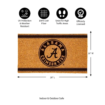 Evergreen University Of Alabama Logo Turf Mat, Brown- 28 X 16 Inches Indoor Outdoor Doormat 2 Evergreen University Of Alabama Logo Turf Mat, Brown- 28 X 16 Inches Indoor Outdoor Doormat - Image 2