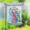 Evergreen Bright Bunnies Garden Applique Flag 12.5 X 18 Inches Indoor Outdoor Decor