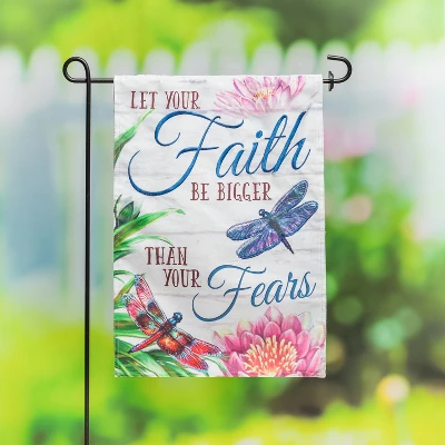Evergreen Faith Be Bigger Than Fear Garden Linen Flag- 12.5 X 18 Inches Outdoor Decor For Homes And Gardens 6 Evergreen Faith Be Bigger Than Fear Garden Linen Flag- 12.5 X 18 Inches Outdoor Decor For Homes And Gardens - Image 6