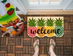 Evergreenful Pineapples Shaped Indoor Outdoor Natural Coir Doormat 1'4"x2'4" Multicolored 9 Evergreenful Pineapples Shaped Indoor Outdoor Natural Coir Doormat 1'4"x2'4" Multicolored -Optimal Home Decoration GUEST cce89a36 2475 4bcc ab6e 5ca2e93caa89