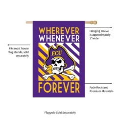 Evergreen NCAA East Carolina University House Flag 28 X 44 Inches Outdoor Decor For Homes And Gardens