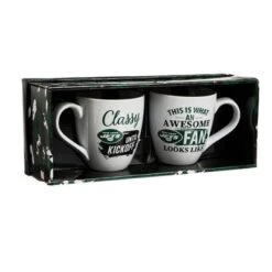 Evergreen New York Jets, Ceramic Cup O'Java 17oz Gift Set