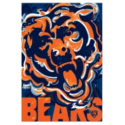 Evergreen NFL Chicago Bears Garden Suede Flag 12.5 X 18 Inches Indoor Outdoor Decor