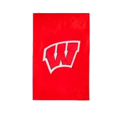 Evergreen Applique Flag, Reg, University Of Wisconsin-Madison