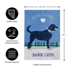Evergreen Wag More, Bark Less Garden Burlap Flag 12.5 X 18 Inches Indoor Outdoor Decor 13 Evergreen Wag More, Bark Less Garden Burlap Flag 12.5 X 18 Inches Indoor Outdoor Decor -Optimal Home Decoration GUEST d45c977d d233 4f4c ad6d 09a2ad7e0918