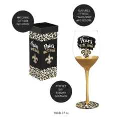Evergreen New Orleans Saints, 17oz Boxed Stemware -Optimal Home Decoration GUEST d698ac24 e425 446e 8eee 5e347ed428ad