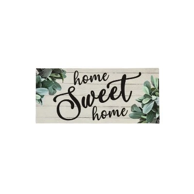 Evergreen Home Sweet Home Eucalyptus Sassafras Indoor Outdoor Switch Doormat 1'10"x10" Multicolored 1 Evergreen Home Sweet Home Eucalyptus Sassafras Indoor Outdoor Switch Doormat 1'10"x10" Multicolored
