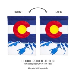 Evergreen Flag Colorado State Garden Applique Flag 12.5 X 18 Inches Indoor Outdoor Decor -Optimal Home Decoration GUEST d80701c3 e36d 4445 b2d8 8cc9812701b3