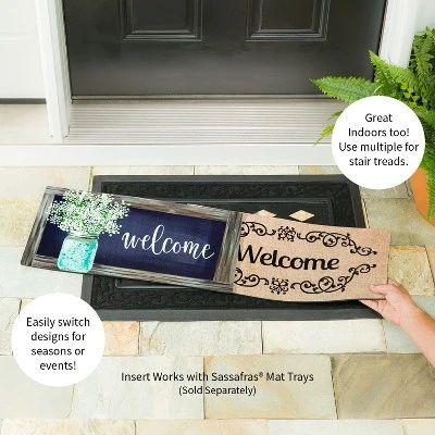 Evergreen Hanging Mason Jar Sassafras Indoor Outdoor Switch Doormat 1'10"x10" Multicolored 1 Evergreen Hanging Mason Jar Sassafras Indoor Outdoor Switch Doormat 1'10"x10" Multicolored