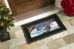 Evergreen Indoor Outdoor Doormat Bundle Set Of 5 - Frame And 4 Welcome Seasonal Inserts Spring Summer Fall And Winter -Optimal Home Decoration GUEST d89a9942 f18a 4b2c b197 746b487d15d6