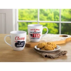 Evergreen New England Patriots, Ceramic Cup O'Java 17oz Gift Set -Optimal Home Decoration GUEST d9569b1a 366f 4ba1 88bb 6eeb8e553b84