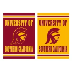 Evergreen NCAA University Of Southern California Garden Suede Flag 12.5 X 18 Inches Indoor Outdoor Decor