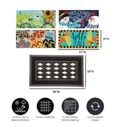 Evergreen Flag Sassafras Doormat Four Seasons Set Of 5 9 Evergreen Flag Sassafras Doormat Four Seasons Set Of 5 -Optimal Home Decoration GUEST e1de111e 68c5 4e1f 8883 10e8a2578c3c