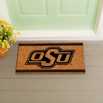 Evergreen Oklahoma State University Logo Turf Mat, Brown- 28 X 16 Inches Indoor Outdoor Doormat 4 Evergreen Oklahoma State University Logo Turf Mat, Brown- 28 X 16 Inches Indoor Outdoor Doormat - Image 4