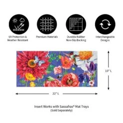 Evergreen English Garden Florals Sassafras Indoor Outdoor Switch Doormat 1'10"x10" Multicolored 11 Evergreen English Garden Florals Sassafras Indoor Outdoor Switch Doormat 1'10"x10" Multicolored -Optimal Home Decoration GUEST e3456f0e c512 4189 9adc 821916aa9ae1