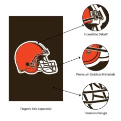Evergreen NFL Cleveland Browns Applique House Flag 28 X 44 Inches Outdoor Decor For Homes And Gardens -Optimal Home Decoration GUEST e3a046ea 0213 48bc b53c bf26359c399c