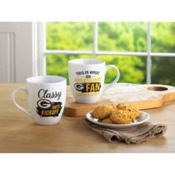 Evergreen Green Bay Packers, Ceramic Cup O'Java 17oz Gift Set -Optimal Home Decoration GUEST e4d4f680 7b44 4f1b 8b06 d74f0d7e3058