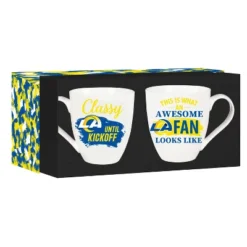 Evergreen Los Angeles Rams, Ceramic Cup O'Java 17oz Gift Set -Optimal Home Decoration GUEST e51b91e1 1646 4040 9784 d3a7604b14d2