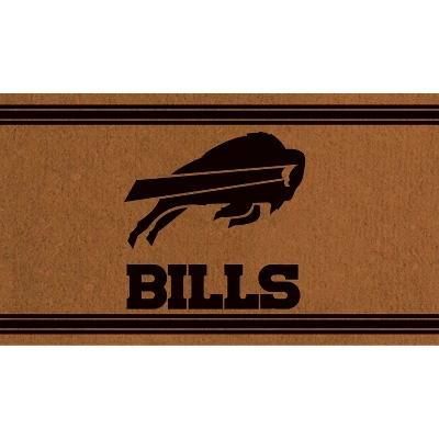 Evergreen Buffalo Bills Logo Turf Mat, Brown- 28 X 16 Inches Indoor Outdoor Doormat 1 Evergreen Buffalo Bills Logo Turf Mat, Brown- 28 X 16 Inches Indoor Outdoor Doormat