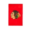 Evergreen NHL Chicago Blackhawks Applique House Flag 28 X 44 Inches Outdoor Decor For Homes And Gardens