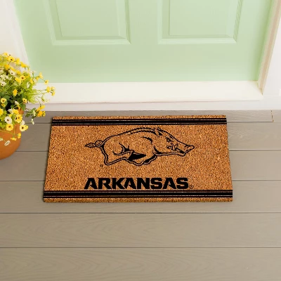Evergreen University Of Arkansas Logo Turf Mat, Brown- 28 X 16 Inches Indoor Outdoor Doormat 4 Evergreen University Of Arkansas Logo Turf Mat, Brown- 28 X 16 Inches Indoor Outdoor Doormat - Image 4