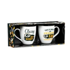 Evergreen Green Bay Packers, Ceramic Cup O'Java 17oz Gift Set