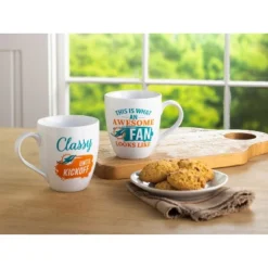 Evergreen Miami Dolphins, Ceramic Cup O'Java 17oz Gift Set -Optimal Home Decoration GUEST ecba8b51 6399 493e 9e9b fa47c520b3b2