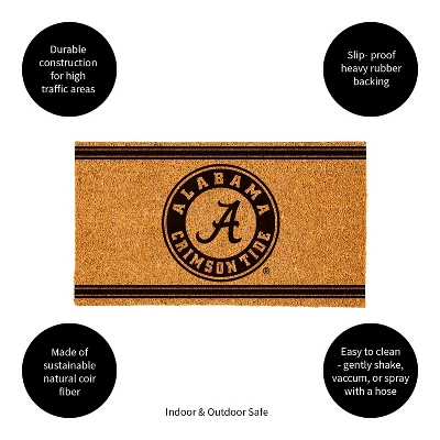 Evergreen University Of Alabama Logo Turf Mat, Brown- 28 X 16 Inches Indoor Outdoor Doormat 3 Evergreen University Of Alabama Logo Turf Mat, Brown- 28 X 16 Inches Indoor Outdoor Doormat - Image 3