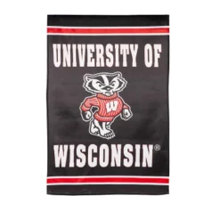 Evergreen Embossed Suede Flag, GDN Size, University Of Wisconsin-Madison -Optimal Home Decoration GUEST f0e4900e faaa 4b49 985e 5fcc7a208f38