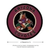 Evergreen Ultra-Thin Edgelight LED Wall Decor, Round, Arizona Coyotes- 23 X 23 Inches Made In USA