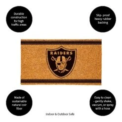 Evergreen Las Vegas Raiders Logo Turf Mat, Brown- 28 X 16 Inches Indoor Outdoor Doormat 8 Evergreen Las Vegas Raiders Logo Turf Mat, Brown- 28 X 16 Inches Indoor Outdoor Doormat -Optimal Home Decoration GUEST f5f92783 f8a4 480c a163 8bc94c2d86c6