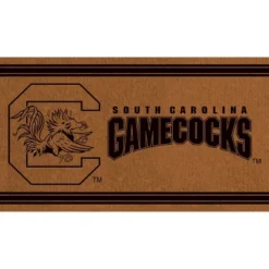 Evergreen University Of South Carolina Logo Turf Mat, Brown- 28 X 16 Inches Indoor Outdoor Doormat